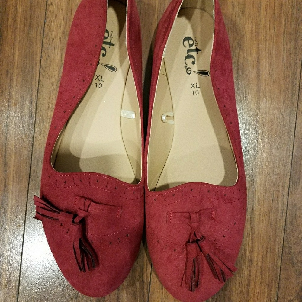 Rue 21 Etc Wine Colored Flats